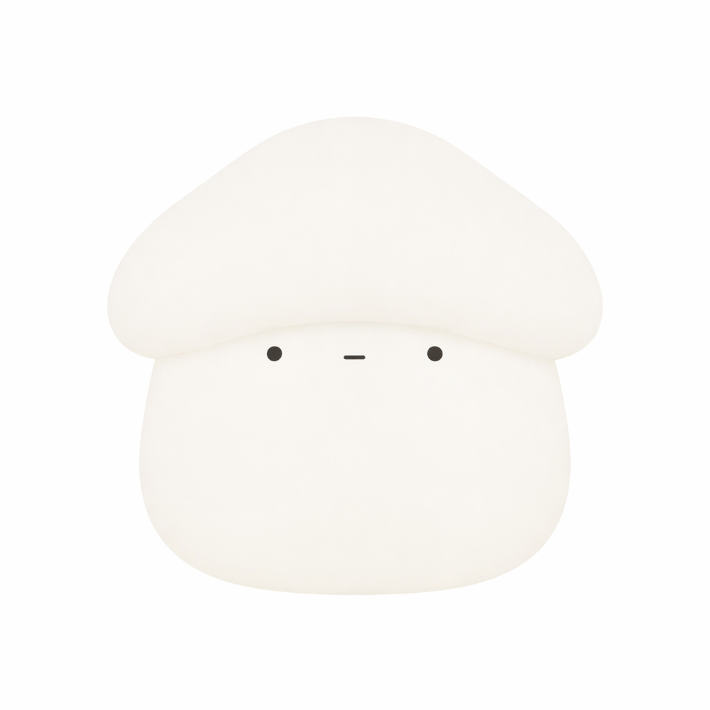Luminária Abajur Cogumelo Silicone
