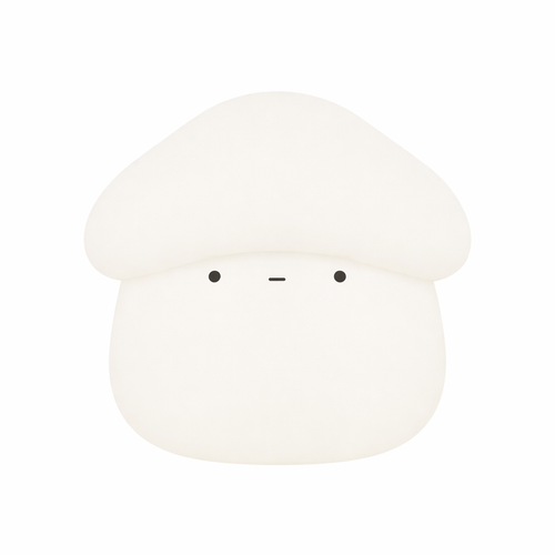 Luminária Abajur Cogumelo Silicone